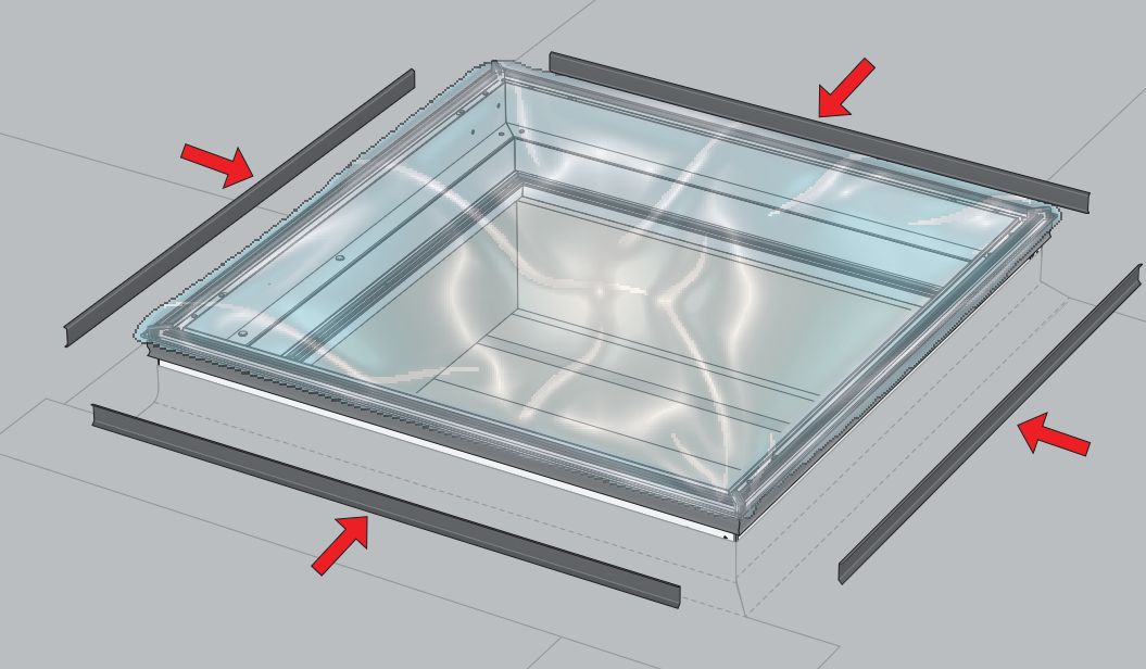 VELUX ZZZ 210U – zestaw profili mocujących